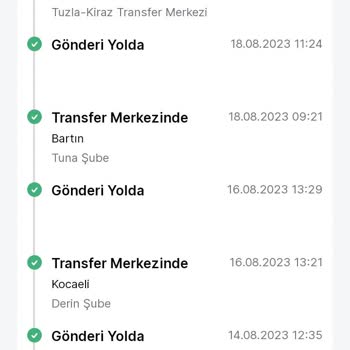 Trendyol Express Yanlış Varış Noktası
