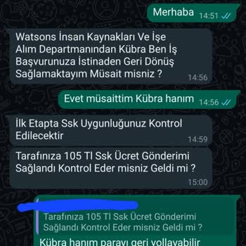 İş Başvurusu Papara Hesabı