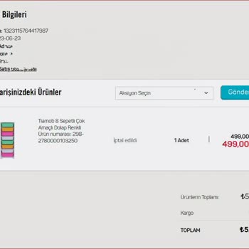 A101 İki Ay Teslim Etmediği Ürünü İptal Etti.