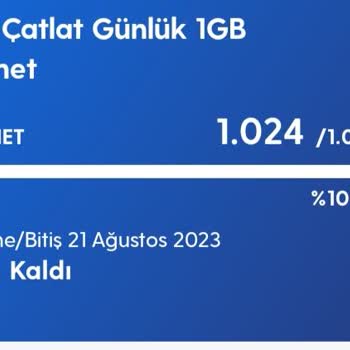 Turkcell Hediye Paket Varken Kendi Paketimde. Harcıyor