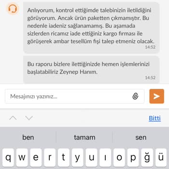 Trendyol Express İade Kargomu Kaybetti