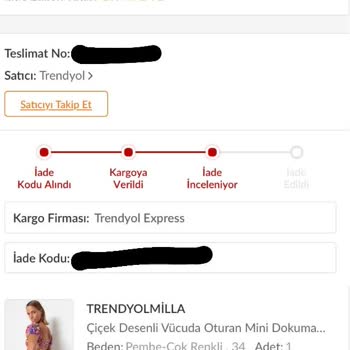 Trendyol Express İade Kargomu Kaybetti