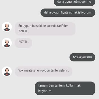 Vodafone Faturalı Hattımın Haksız Yere 178 Liradan 202 Liraya Çıkması