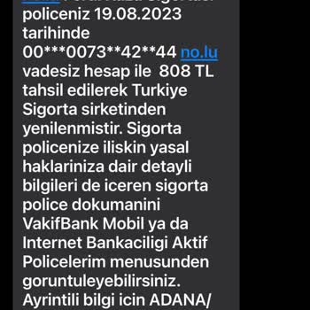 VakıfBank Kredi Kapatma Sonrası Ferdi Kaza Sigortası Kesintisi