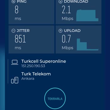 Turkcell Superonline 2.1 MB Hız Ver