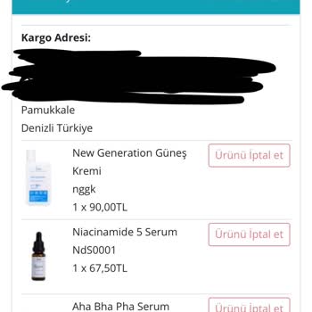 Doa Kozmetik Siparişim Bir Haftadır Gönderilmedi