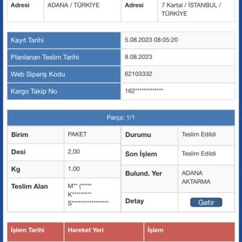 Sürat Kargo 15 Gündür Kargomu Adana Aktarmada Bekletti!