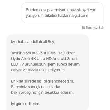 Carrefour SA Toshiba Marka TV Problemli Çıktı