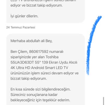 Carrefour SA Toshiba Marka TV Problemli Çıktı