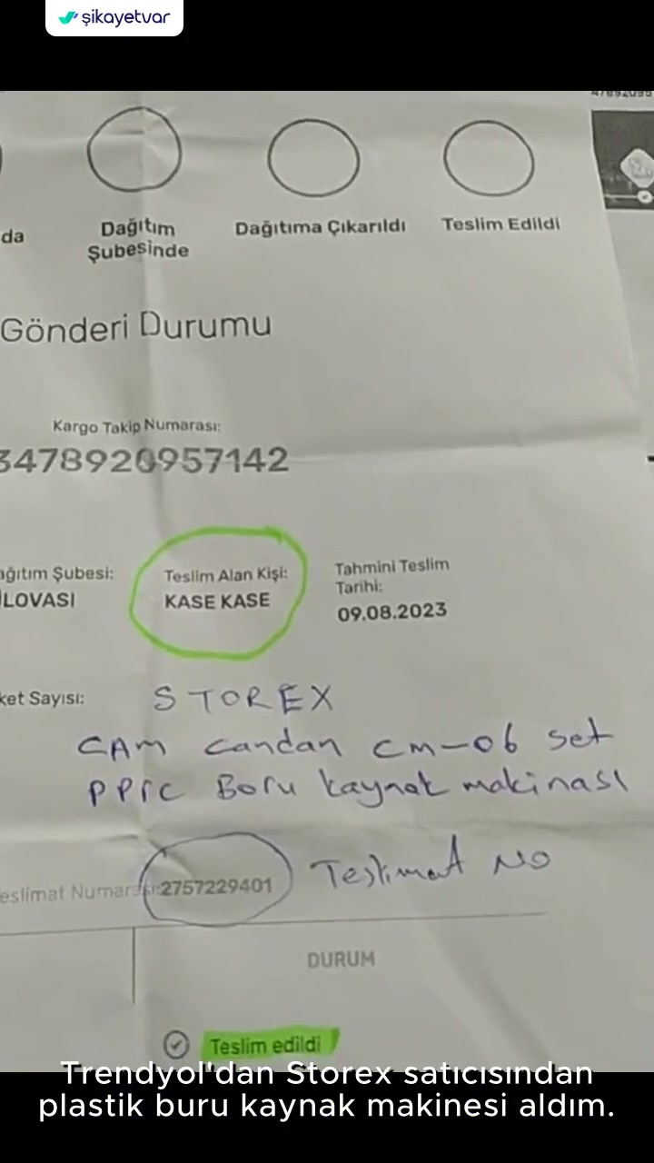 Aras Kargo Yapılan Paketim Kayıp! videonun kapak resmi