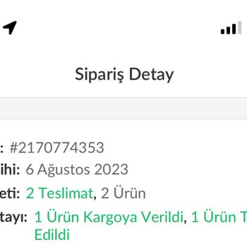 Trendyol Bana Gelmeyen Ürünüme Çözüm Bulamıyor