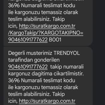 Sürat Kargo Kargom Teslim Edilmedi Ama Edildi Deniyor