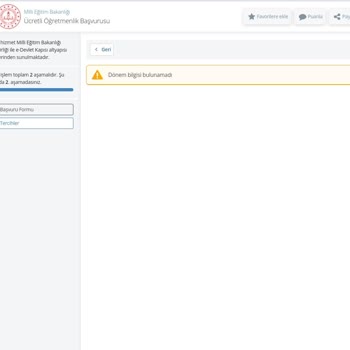 E-Devlet (Turkiye.gov.tr) Ücretli Öğretmenlik Başvurusu!