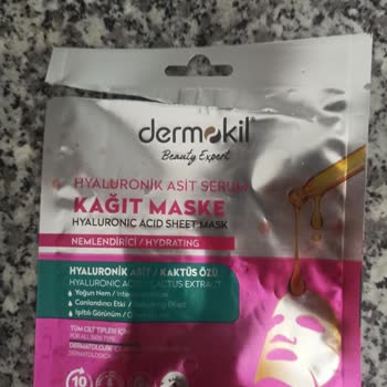 Dermokil Kağıt Maske Yüzdeki Etkisi