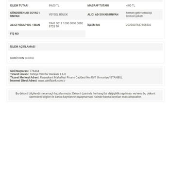 BanaBiKurye Komisyon Borcunu Ödememe Rağmen Gönderiler Görüntülenmiyor