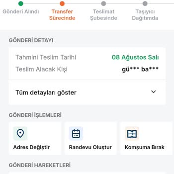 Trendyol Express Trendyol Kargomu Teslim Etmedi