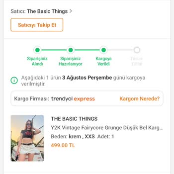 Trendyol Express Trendyol Kargomu Teslim Etmedi