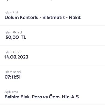 Belbim (İstanbulkart)'e Para Yükledim Fakat Para Kartıma Geçmedi.