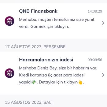 QNB Finansbank THY Gelen Bilet Ücret İadesi Yapmıyor