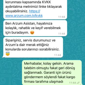 Arzum Markası Tam Anlamıyla Pişmanlık!