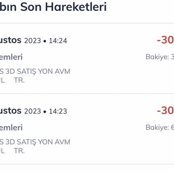 Yön AVM 2 Kere Para Çekimi