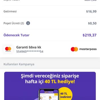 Getir Uygulaması Kampanya Hileleri