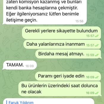 Hepsiburada Platformu Paramı Vermiyor