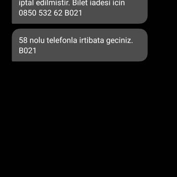 Gökbey Seyahat Firması İptal Edilen Bilet
