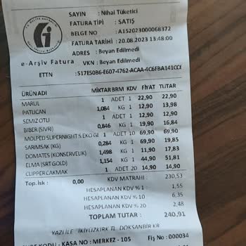 Afta Market İndirimlerin Fişe Yansımaması