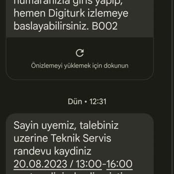 Digiturk Kurulumu Yapmaya Belirttiği Saatlerde Gelmiyor.