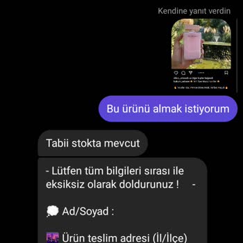 Kokum Şahane Instagram'dan Sahte Ve Yanlış Parfüm Satışı