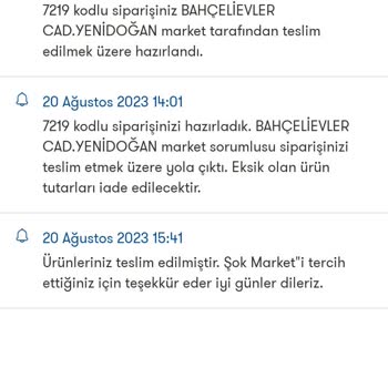 Cepte Şok Teslim Almadığım Halde Teslim Edildi Görülen Sipariş