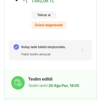 Hepsiburada Hatalı Gelen Ürün Ve Yaşanan Mağduriyet