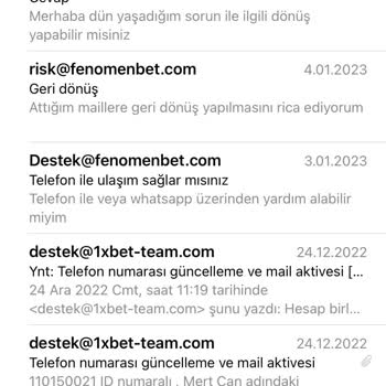 Fenomenbet Adlı Bahis Firmasının Paramı Ödememesi