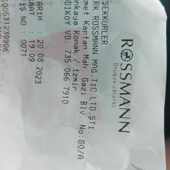 Rossmann Ürün Değişiminin Yapılmaması