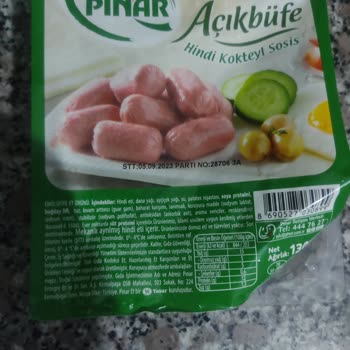 Pınar Et ve Süt Son Kullanma Tarihi Geçmeyen Bozuk Sosis