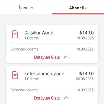 Dailyfun Bilgim Dışında Abonelik Yapılması!