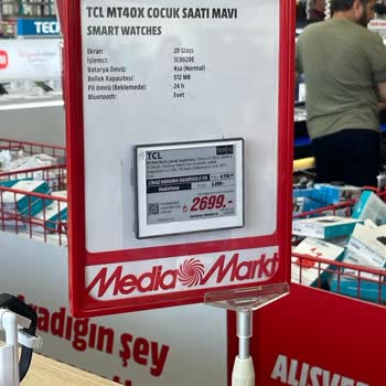 Media Markt Etiket Ve Kasadaki Fiyat