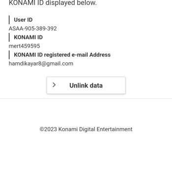 Konami Hesabım Çalındı ve Geri Almak İstiyorum