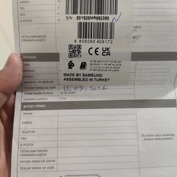 Samsung TV Ekran Arızası