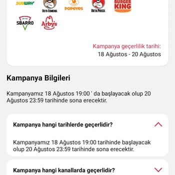 Burger King Fazla Ödeme Alınması