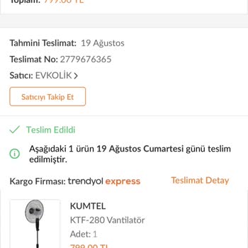 Trendyol Yanlış ve Faturasız Ürün