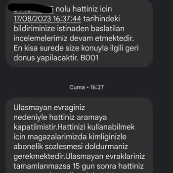 Türk Telekom Evraklarım Tam Olduğunu Düşünüyorum Ama Hattım Neden Kapatıldı?