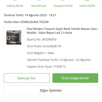 ÇiçekSepeti Teslim Edilmeyen Ürün