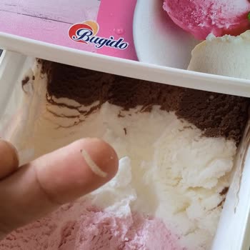 BİM Fair Kutu Dondurma Dan Kurtçuk Çıktı