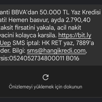 Türkiye Garanti Bankası A. Ş. İhtiyaç Kredisi