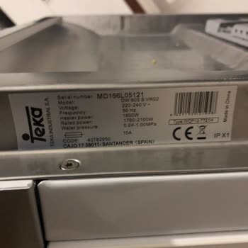 Teka Dw 605 S Ankastre Bulaşık Makinesinin Sepetinde Paslanması