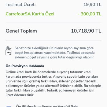 Carrefour SA 1 Gün İçerisinde Yapılan Fiyat Artışı