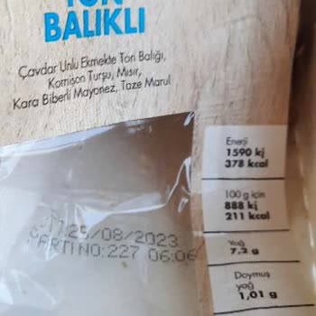 Dardanel Ton Balıklı Sandviçte Demir Kemiği Çıktı