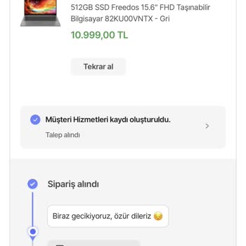 Hepsiburada Ürün Kargoya Verilmiyor